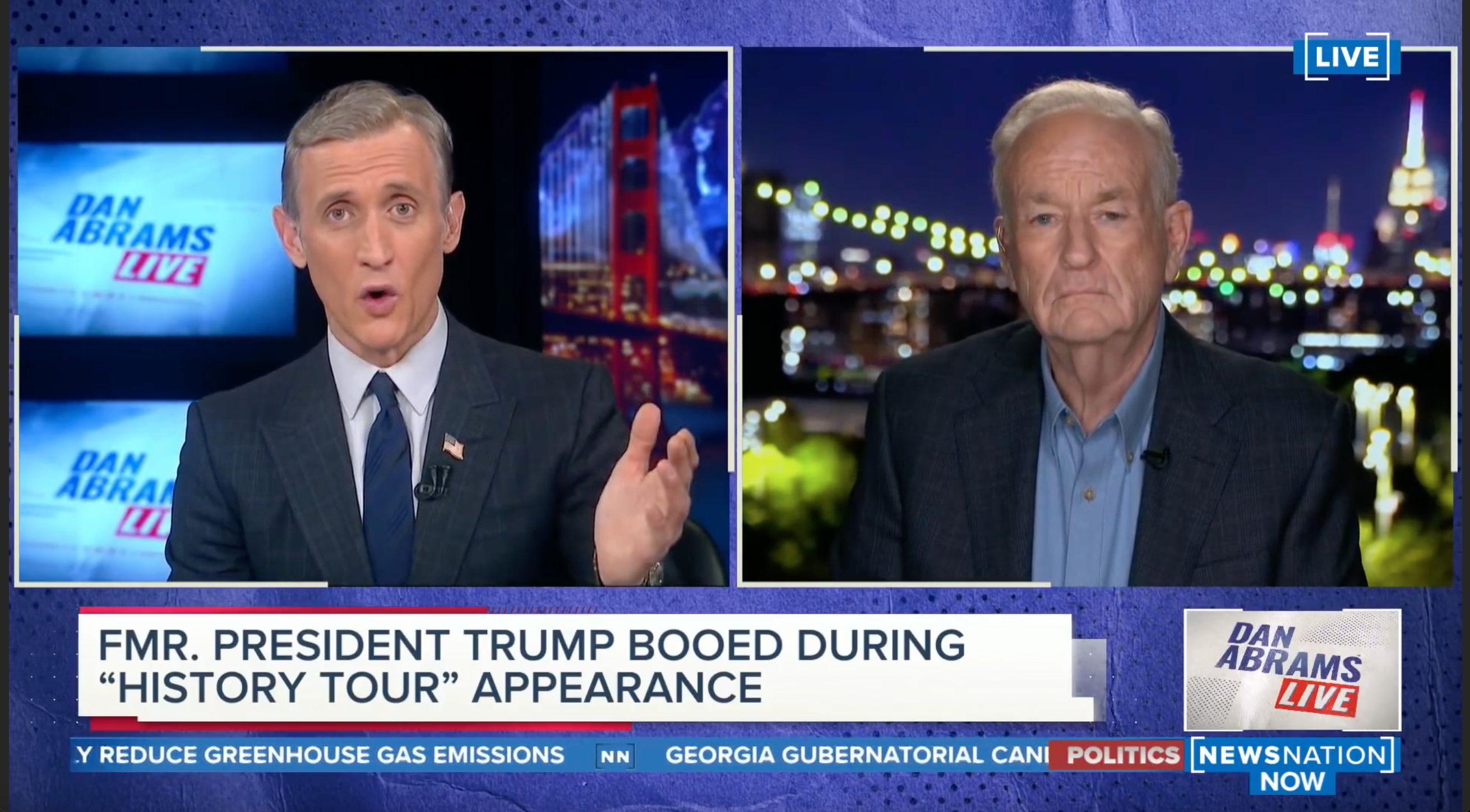 O'Reilly & Abrams On The Crowd Booing Trump